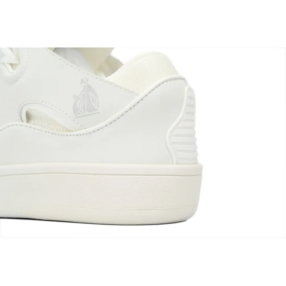Lanvin Curb Sneaker All White