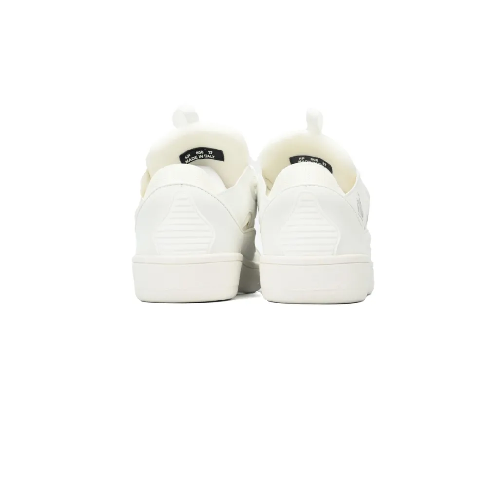 Lanvin Curb Sneaker All White