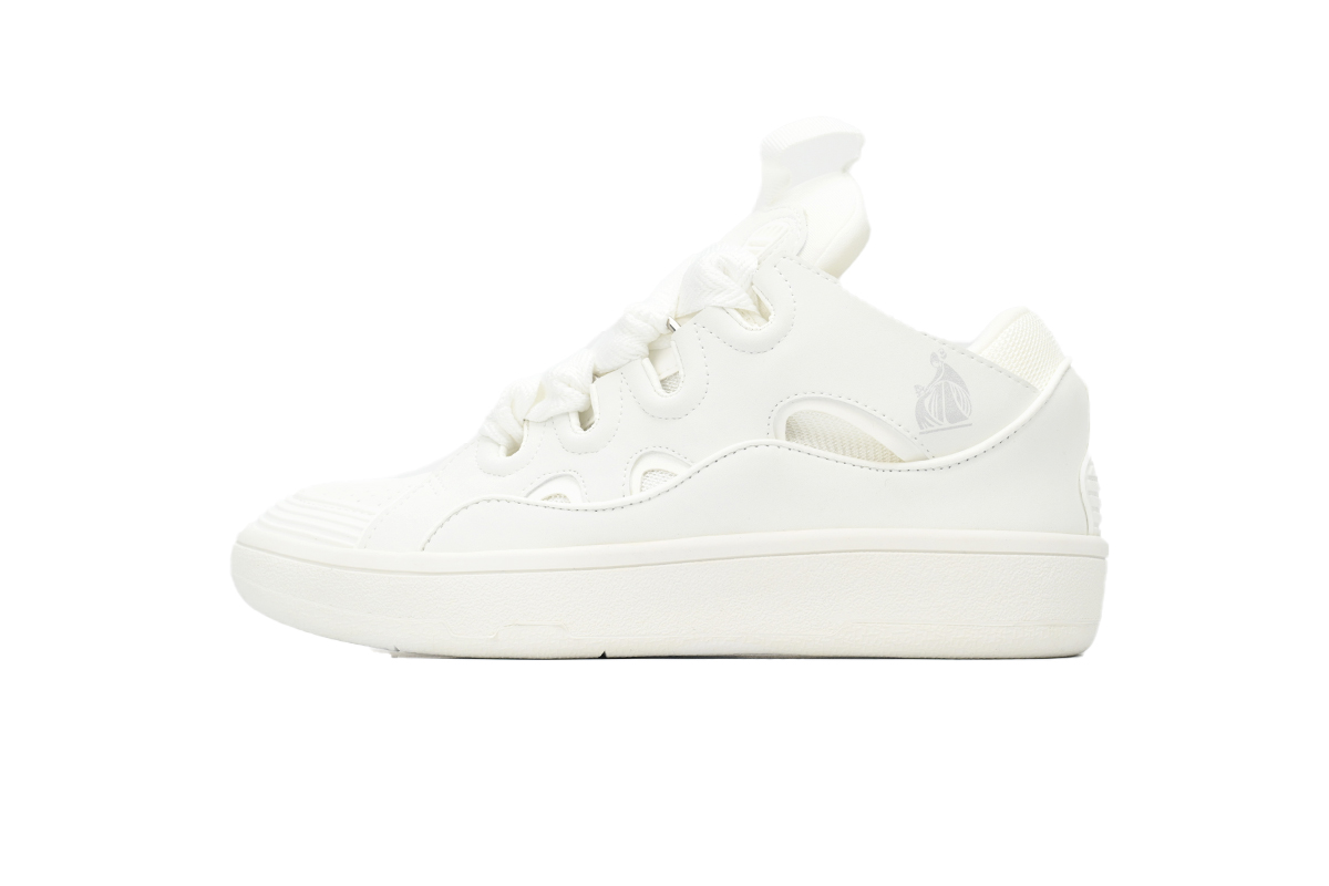 Lanvin Curb Sneaker All White