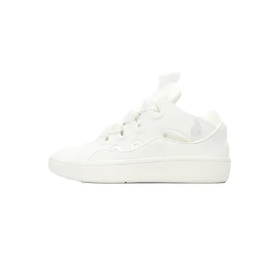 Lanvin Curb Sneaker All White 01