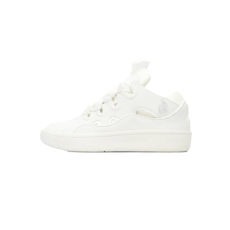 Lanvin Curb Sneaker All White