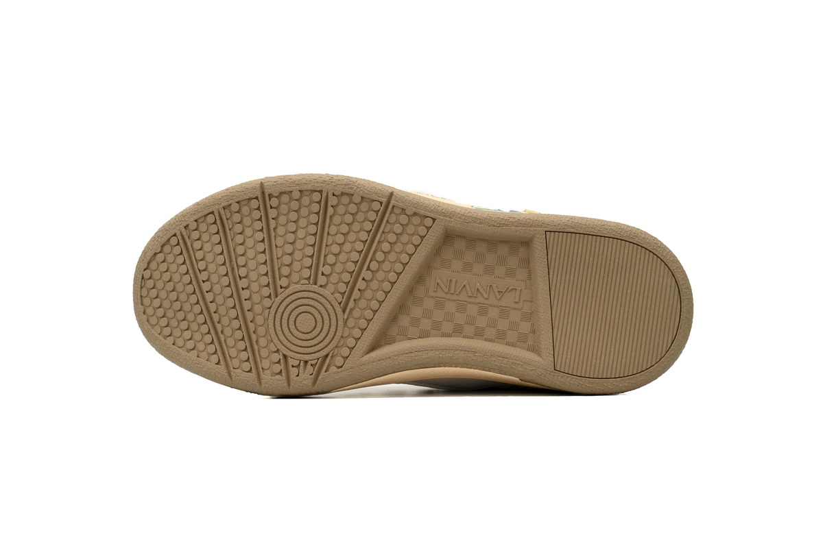 Lanvin Curb Sneaker Graffiti FM-SKRK11-STUD-P22-00M2