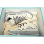 Lanvin Curb Sneaker Maiden Rice White Grey