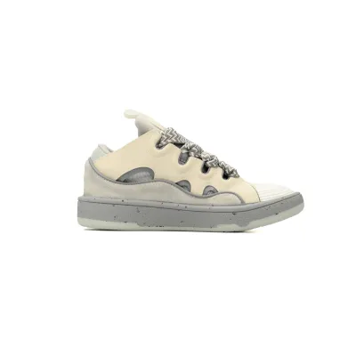Lanvin Curb Sneaker Maiden Rice White Grey 02