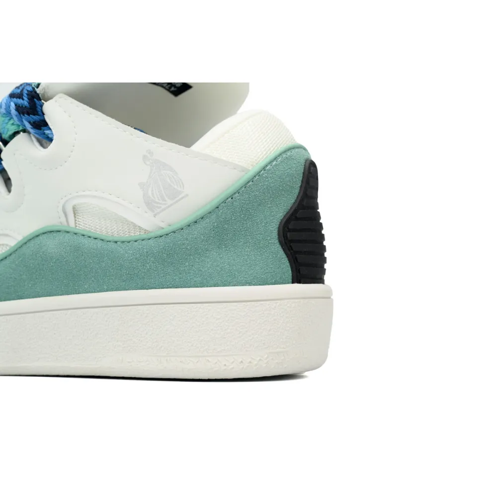 Lanvin Curb Sneaker White Blue FMSKRK11DRAGH22