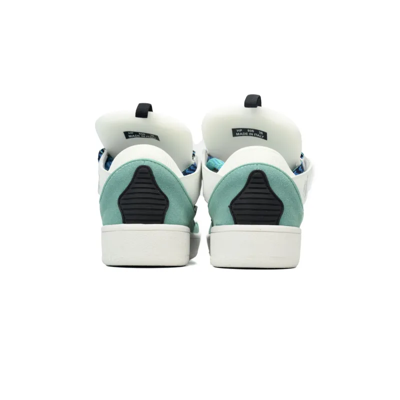Lanvin Curb Sneaker White Blue FMSKRK11DRAGH22