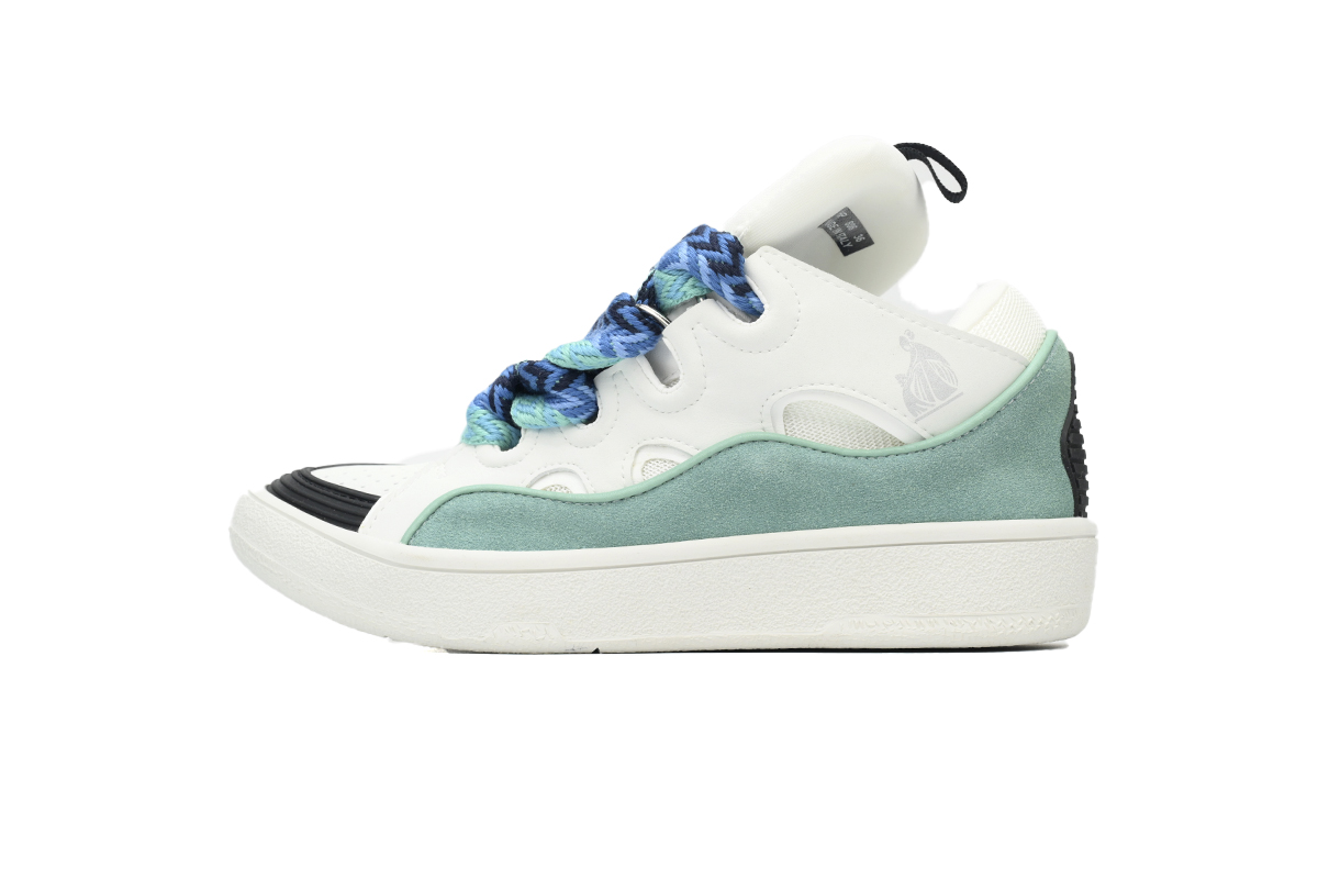 Lanvin Curb Sneaker White Blue FMSKRK11DRAGH22