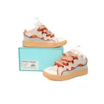 Lanvin Curb Sneaker White Gray Powder 