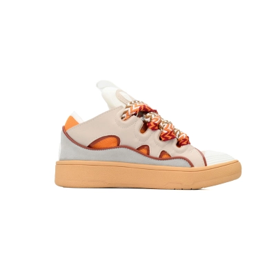 Lanvin Curb Sneaker White Gray Powder  02