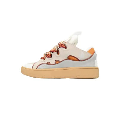 Lanvin Curb Sneaker White Gray Powder  01