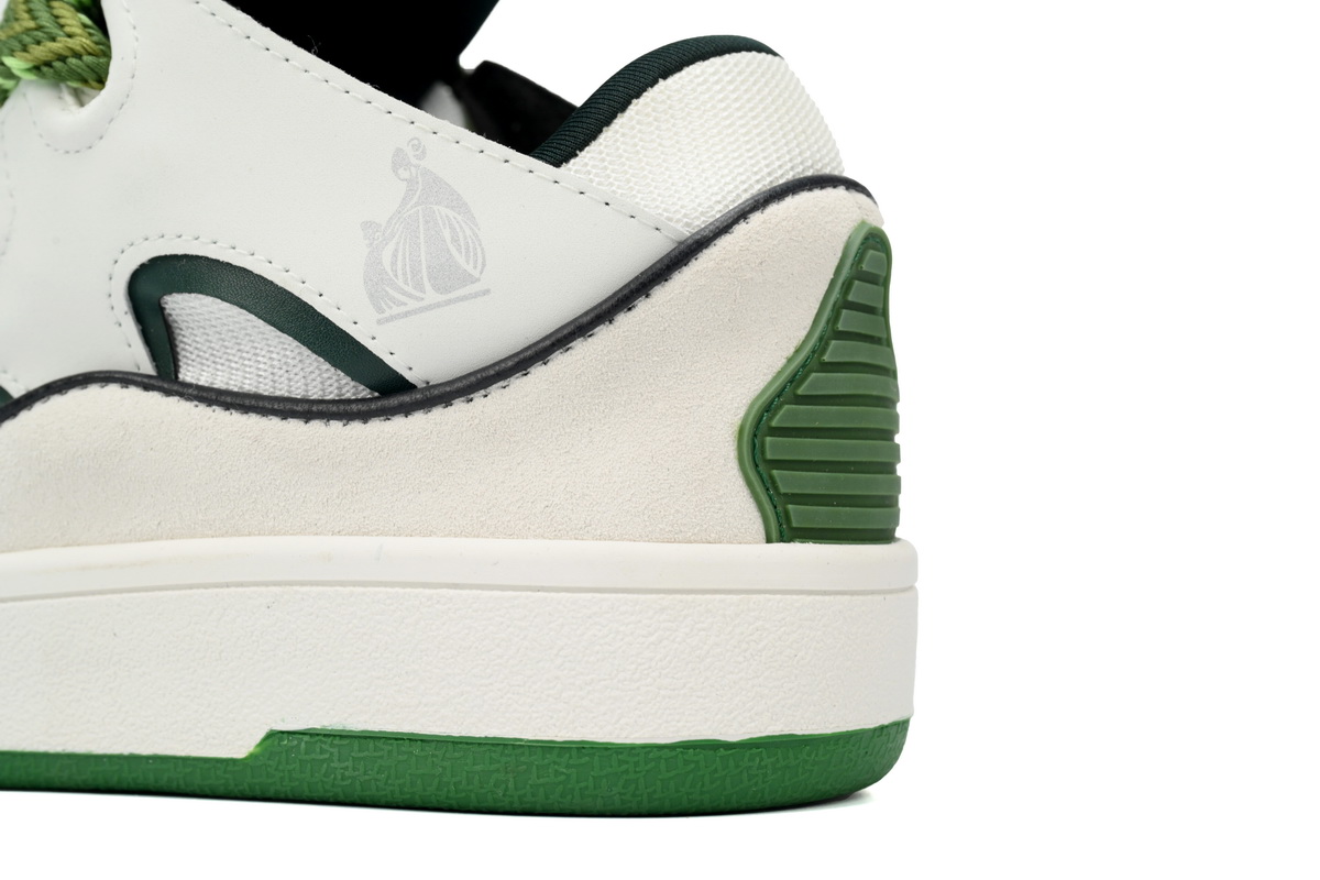 Lanvin Curb Sneaker White Green