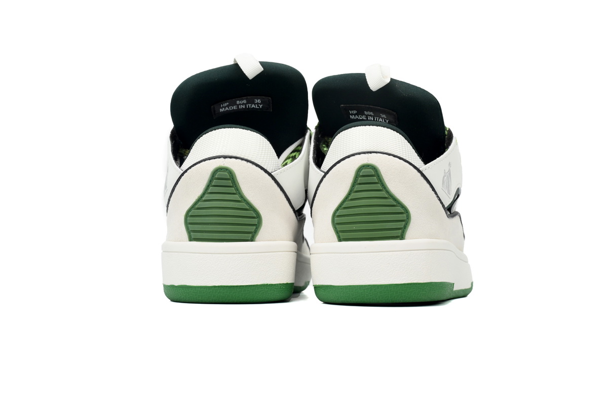 Lanvin Curb Sneaker White Green