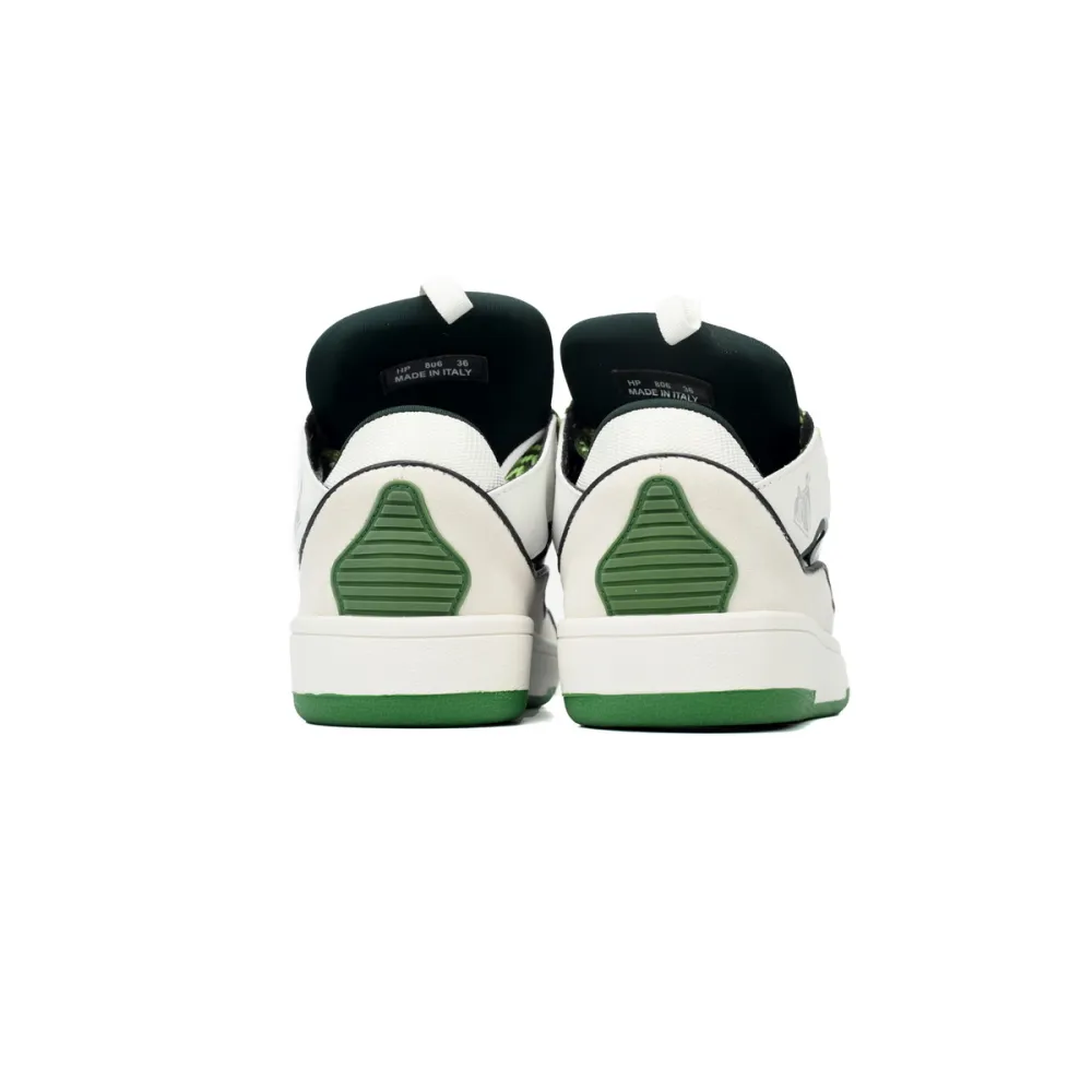 Lanvin Curb Sneaker White Green