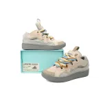 Lanvin Curb Sneaker White Ladies Pink 