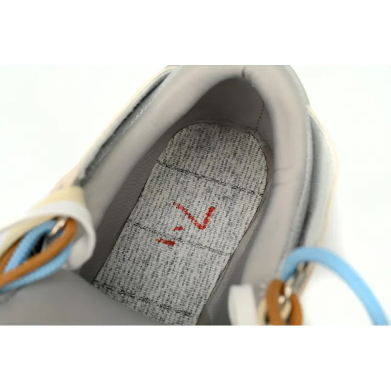 Lanvin Curb Sneaker White Ladies Pink 