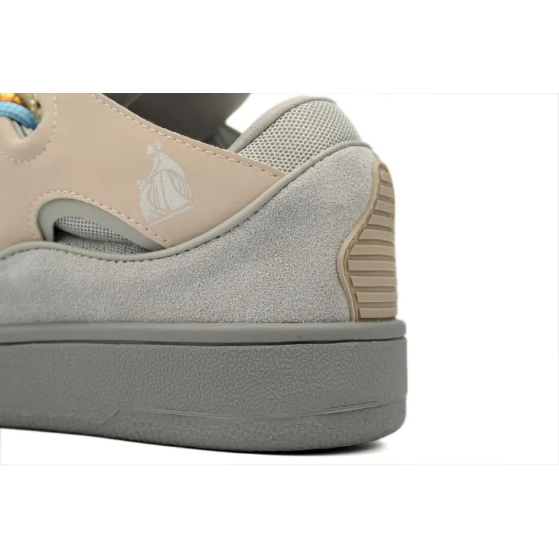 Lanvin Curb Sneaker White Ladies Pink 
