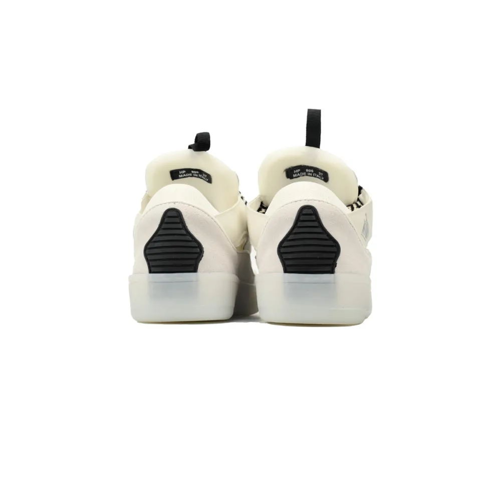 Lanvin Leather Curb Sneaker White FMSKRK11TRFFH2200