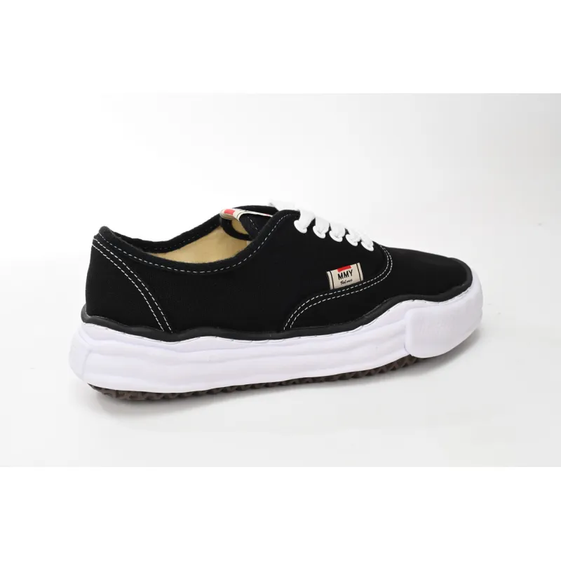 Maison Mihara Yasuhiro Baker OG Sole Canvas Low Black A02FW704