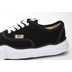 Maison Mihara Yasuhiro Baker OG Sole Canvas Low Black A02FW704