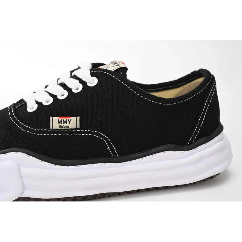 Maison Mihara Yasuhiro Baker OG Sole Canvas Low Black A02FW704