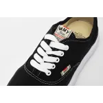 Maison Mihara Yasuhiro Baker OG Sole Canvas Low Black A02FW704