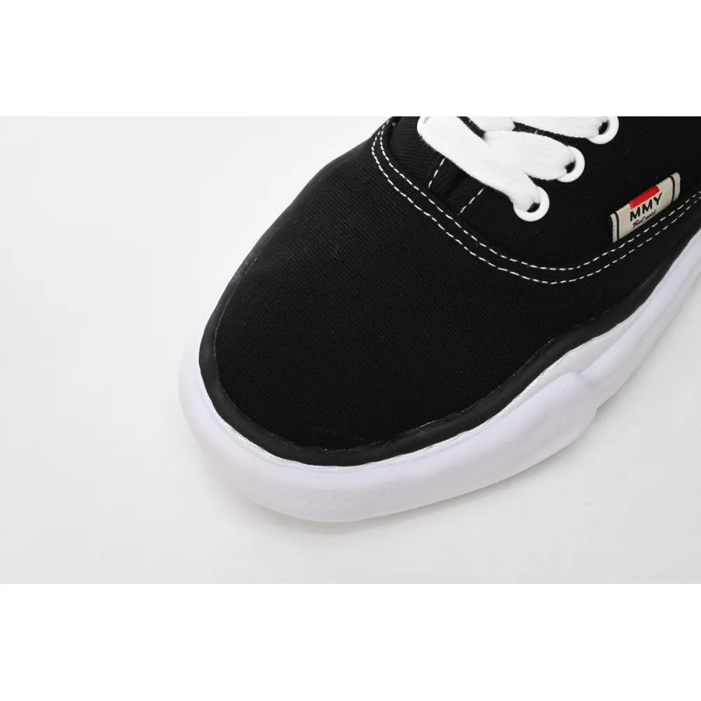Maison Mihara Yasuhiro Baker OG Sole Canvas Low Black A02FW704