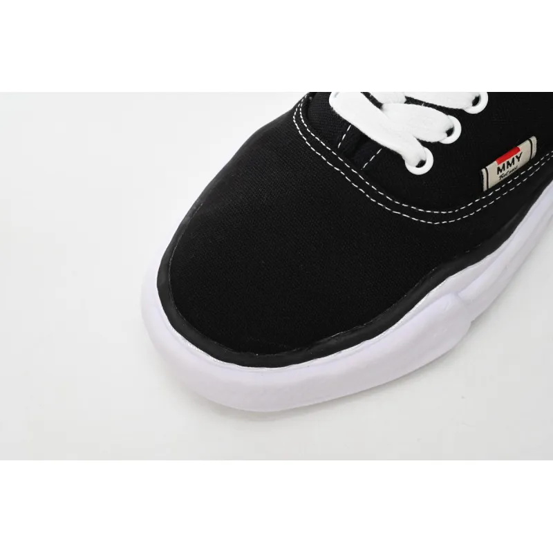 Maison Mihara Yasuhiro Baker OG Sole Canvas Low Black A02FW704