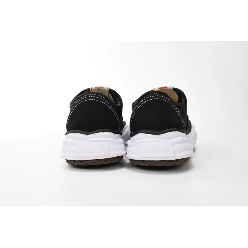 Maison Mihara Yasuhiro Baker OG Sole Canvas Low Black A02FW704
