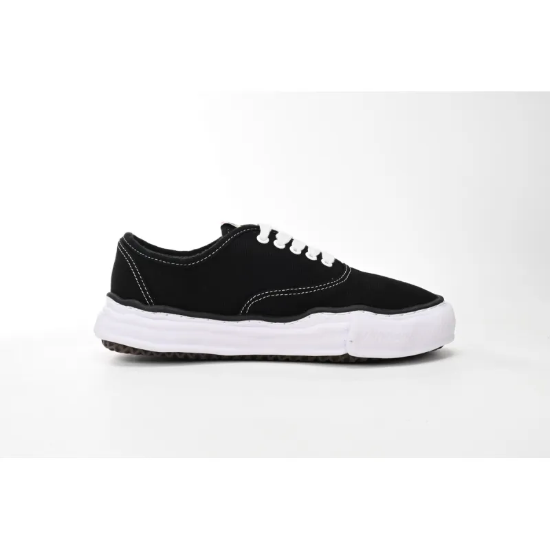 Maison Mihara Yasuhiro Baker OG Sole Canvas Low Black A02FW704