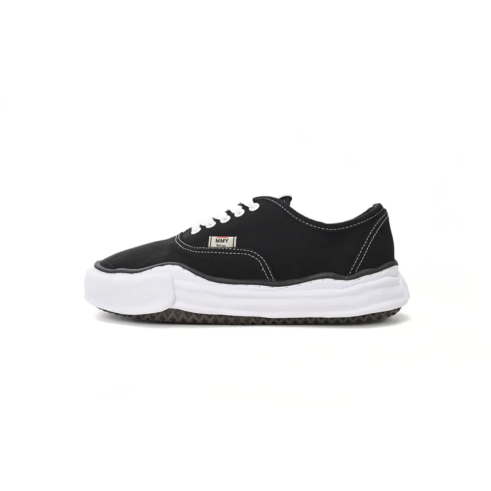 Maison Mihara Yasuhiro Baker OG Sole Canvas Low Black A02FW704