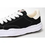 Maison Mihara Yasuhiro Blakey OG Sole Canvas Low Black No Logo A06FW704