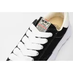 Maison Mihara Yasuhiro Blakey OG Sole Canvas Low Black No Logo A06FW704