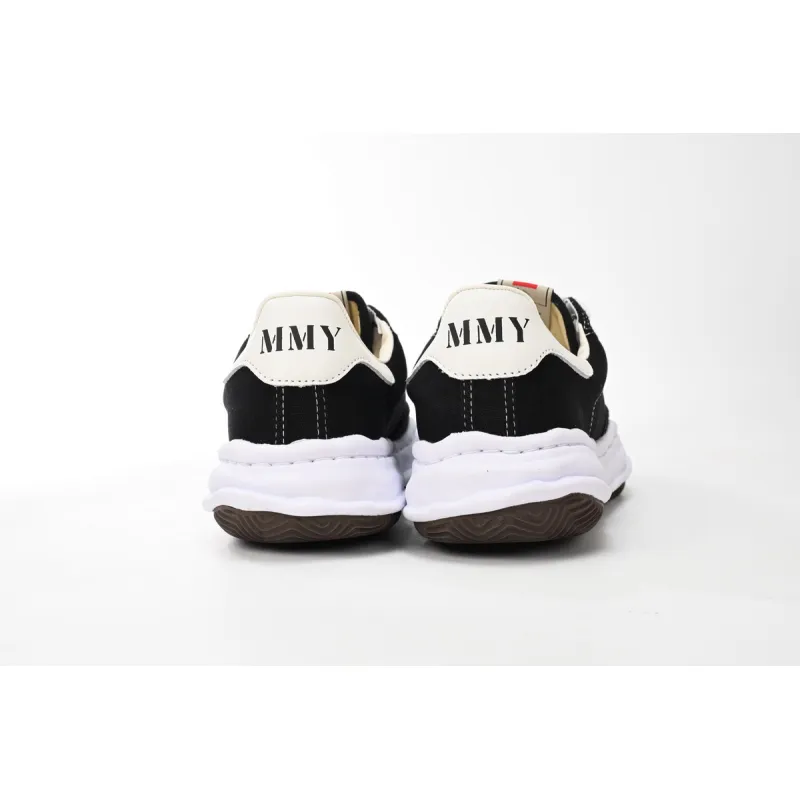 Maison Mihara Yasuhiro Blakey OG Sole Canvas Low Black No Logo A06FW704