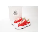 Maison Mihara Yasuhiro Blakey OG Sole Canvas Low Red A08FW735