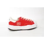 Maison Mihara Yasuhiro Blakey OG Sole Canvas Low Red A08FW735