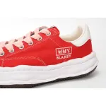 Maison Mihara Yasuhiro Blakey OG Sole Canvas Low Red A08FW735