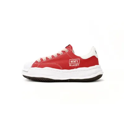 Maison Mihara Yasuhiro Blakey OG Sole Canvas Low Red A08FW735 01