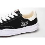 Maison Mihara Yasuhiro Blakey OG Sole Embossed Leather Low Black A11FW717-BLK