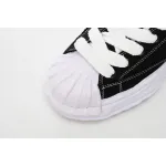 Maison Mihara Yasuhiro Blakey OG Sole Embossed Leather Low Black A11FW717-BLK