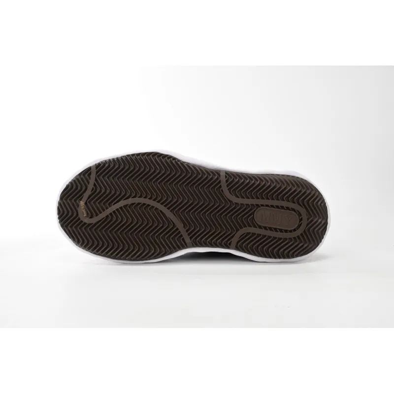Maison Mihara Yasuhiro Blakey OG Sole Embossed Leather Low Black A11FW717-BLK