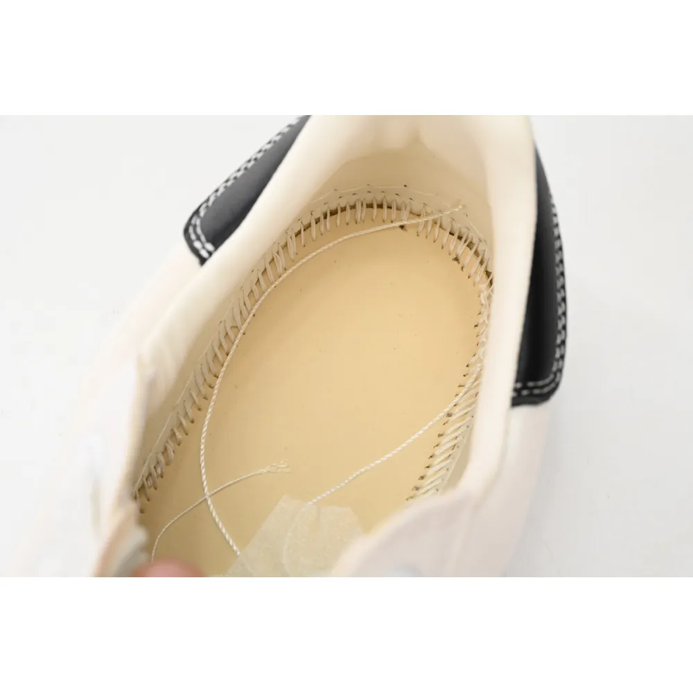 Maison Mihara Yasuhiro Blakey OG Sole Embossed Leather Low White A11FW717-WHT