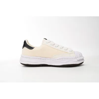 Maison Mihara Yasuhiro Blakey OG Sole Embossed Leather Low White A11FW717-WHT 02