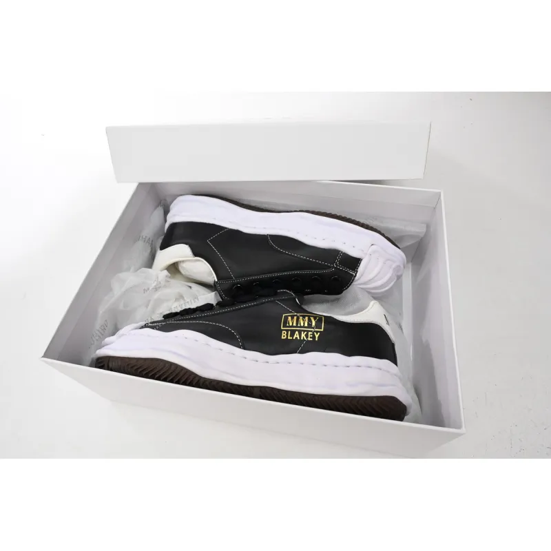 Maison Mihara Yasuhiro Blakey OG Sole Leather Low Black A06FW702