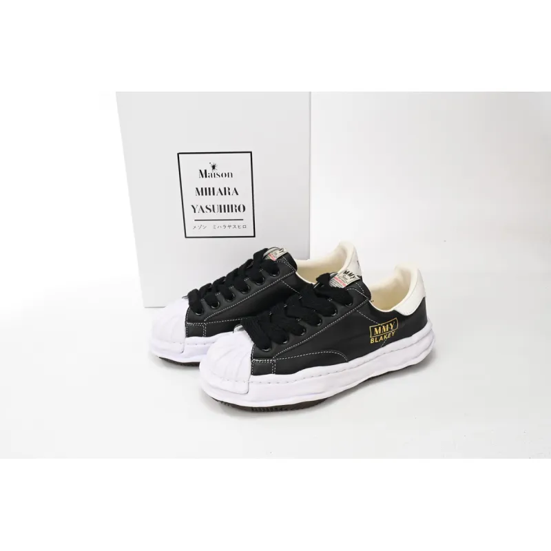Maison Mihara Yasuhiro Blakey OG Sole Leather Low Black A06FW702