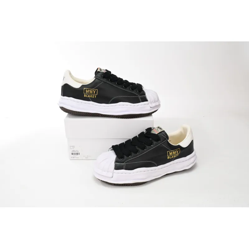 Maison Mihara Yasuhiro Blakey OG Sole Leather Low Black A06FW702