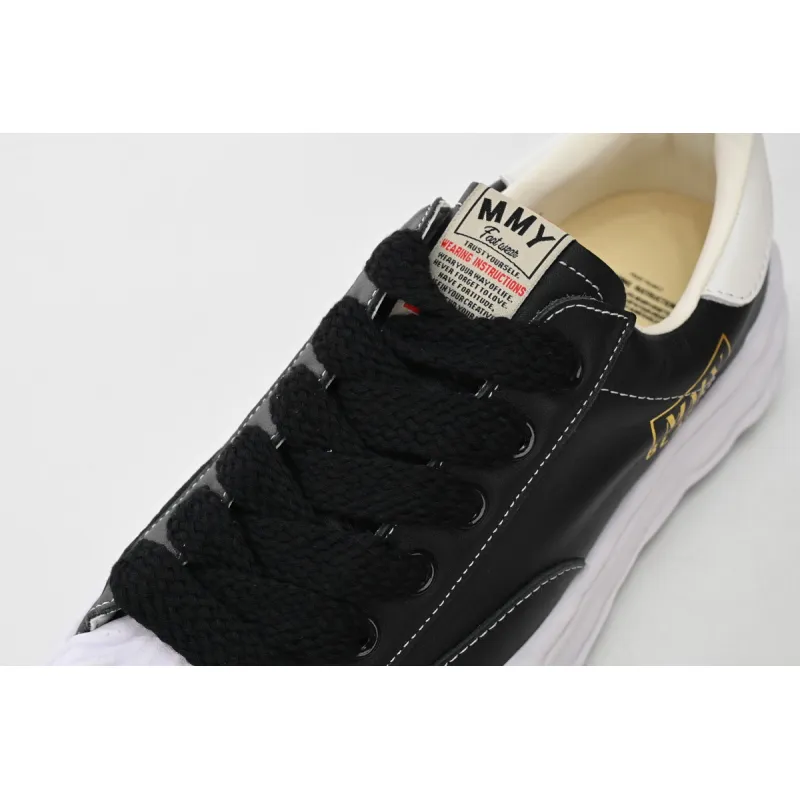 Maison Mihara Yasuhiro Blakey OG Sole Leather Low Black A06FW702