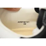 Maison Mihara Yasuhiro Blakey OG Sole Leather Low Black White A06FW702