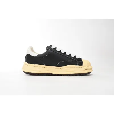 Maison Mihara Yasuhiro Blakey OG Sole Leather Low Black White A06FW702 02
