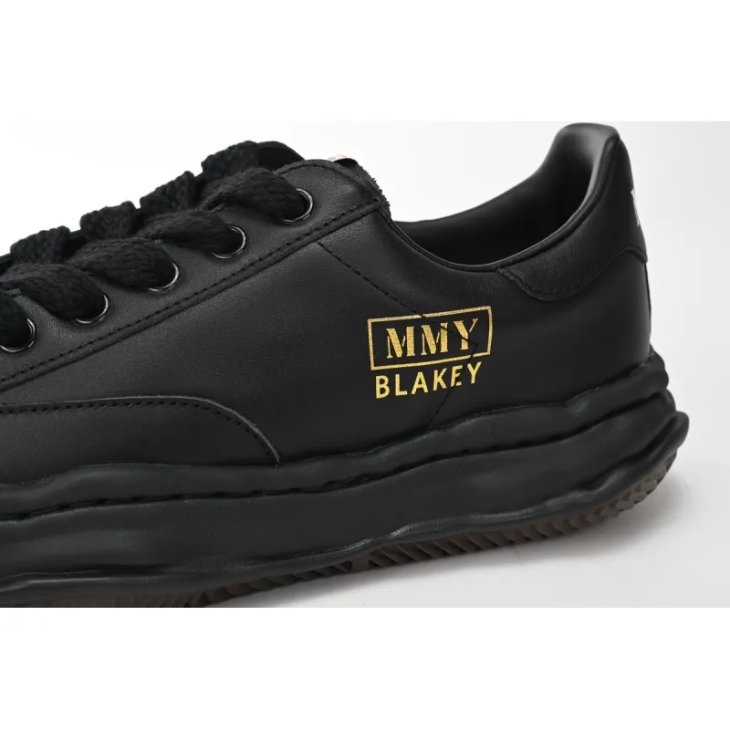 Maison Mihara Yasuhiro Blakey OG Sole Leather Low Black A06FW702-BLK