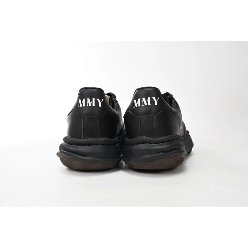 Maison Mihara Yasuhiro Blakey OG Sole Leather Low Black A06FW702-BLK